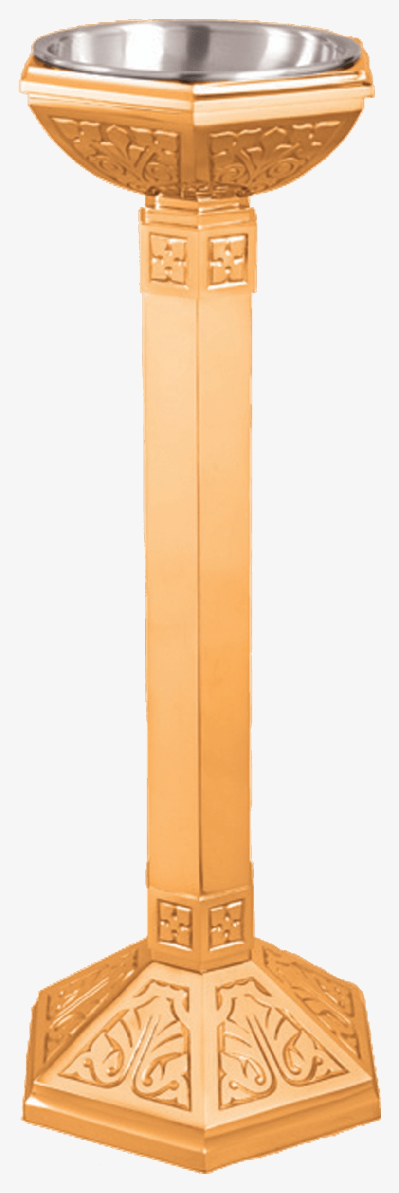 Standing Holy Water Font - Baptismal Font, transparent png