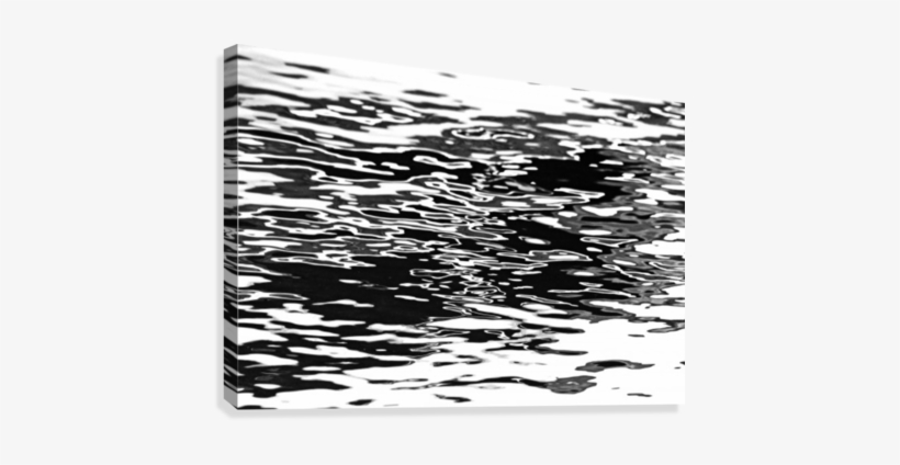 Yellow Splash Canvas Print - Monochrome, transparent png