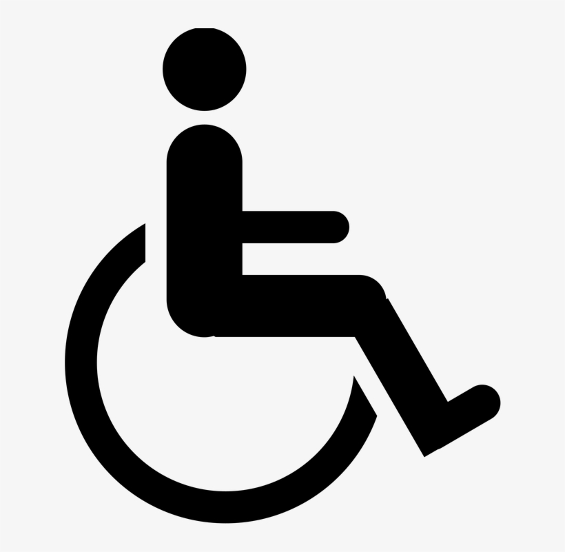 Icon, Wheelchair, Shield, Toilet, Disability - Mobility Dog Access Required Medical Alert 10cm Sew-on, transparent png