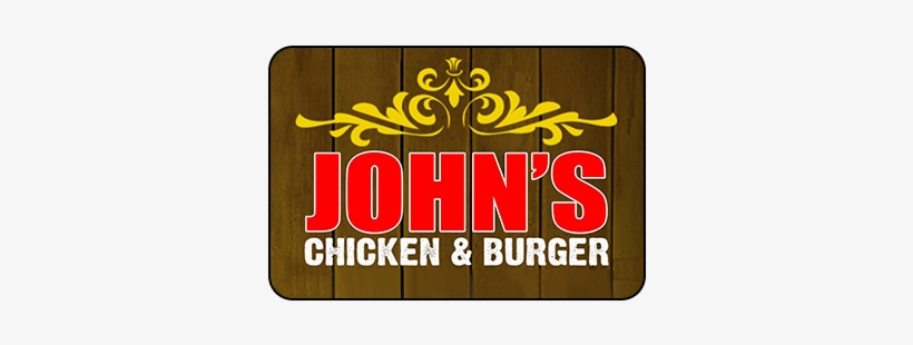 John's Chicken And Burger Logo, transparent png