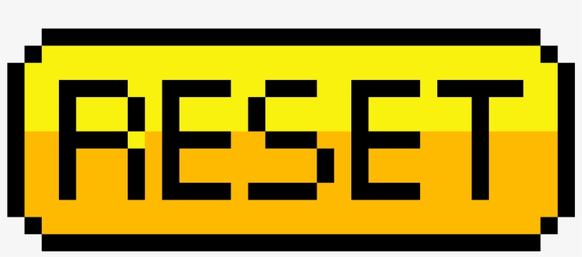 Reset Button - Bts Pixel Speech Bubble, transparent png