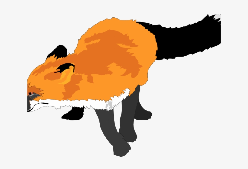 Arctic Fox Clipart Red Fox - Sly Fox Sticker, transparent png