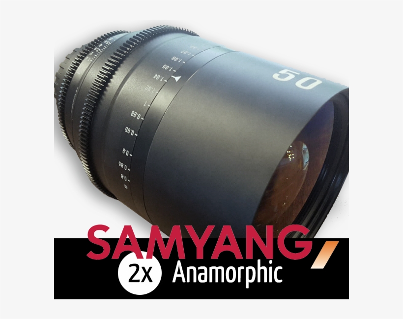 Samyang Anamorphic Lens - Rokinon Anamorphic, transparent png