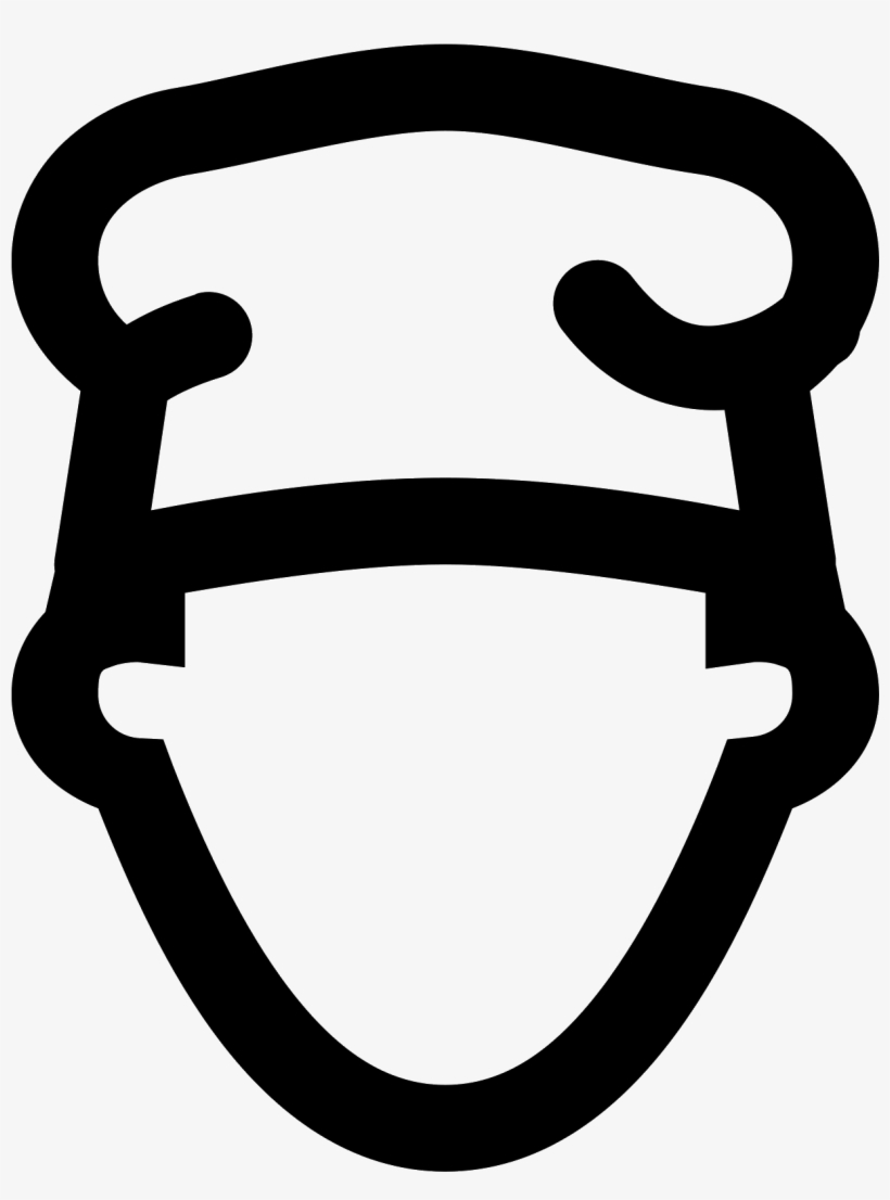 This Is A Picture Of A Man's Face With No Eyes, Ears - Icone Cozinheiro Png, transparent png