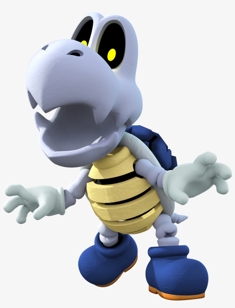 Acl Mk8 Blue Dry Bones - Mario Party: Star Rush, transparent png