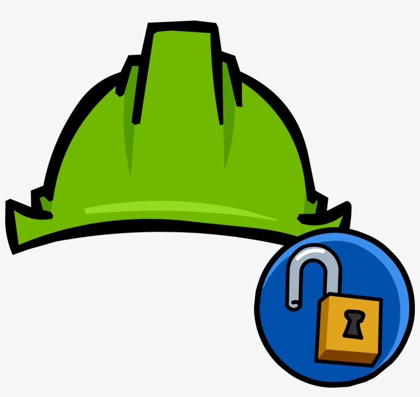 Green Hard Hat Clothing Icon Id 11133 - Club Penguin Puffles Clothes, transparent png