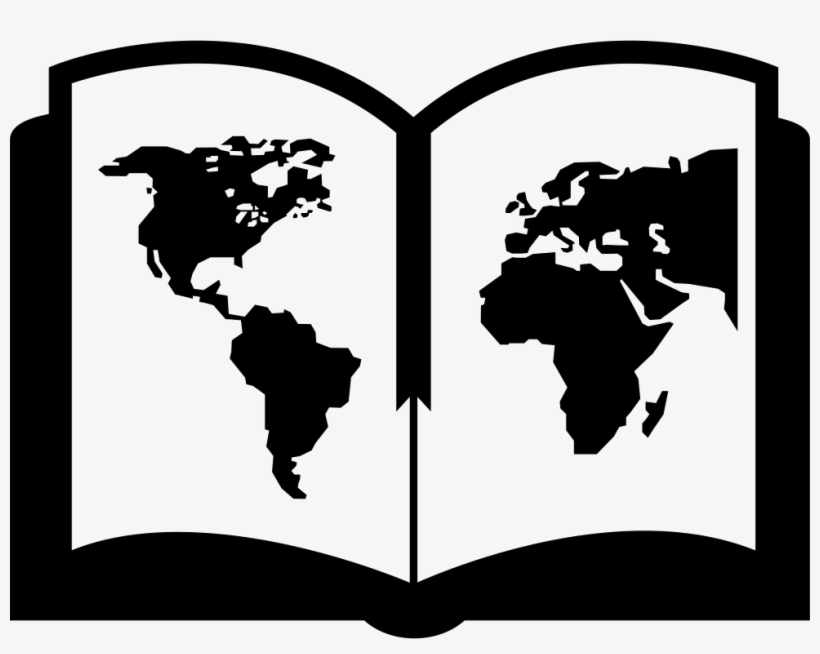 Geography Book Comments - World Map White Png, transparent png