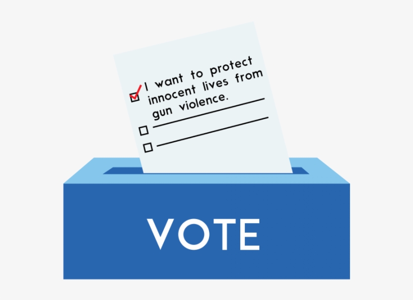 Vote For Our Lives - Electric Blue, transparent png