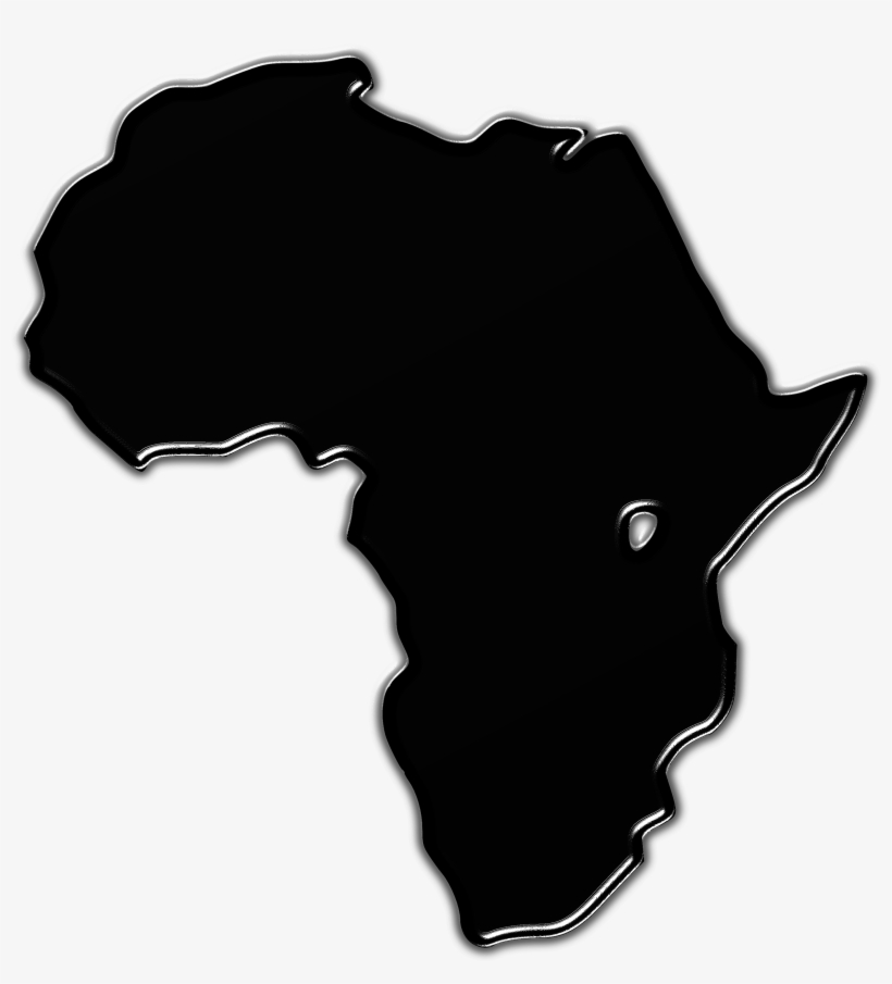 Africa Map Geography World Atlas 720920 - Africa Map In Black, transparent png