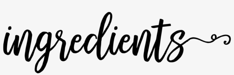 Ingredients, transparent png
