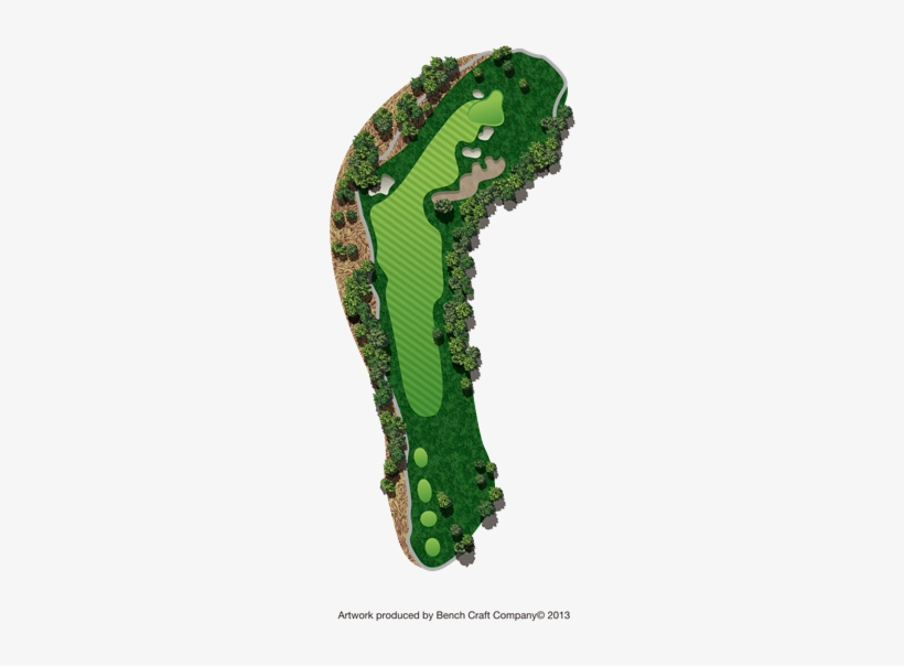 A Well Placed Downhill Tee Shot Will Leave You With - Golf Course Transparent Png, transparent png
