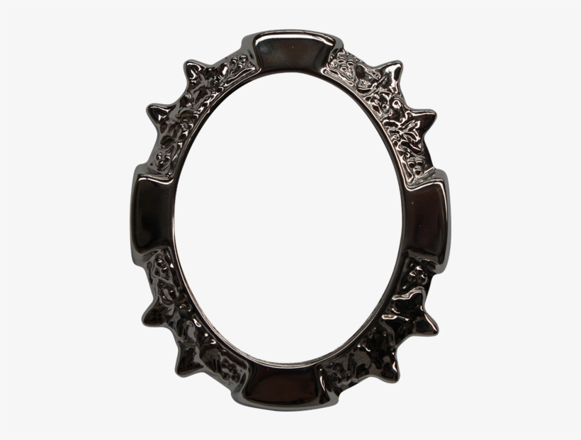 Australian Memorial Supplies Silver Oval Ivy Leaf Frame - Chainring S Works Direct Mount, transparent png