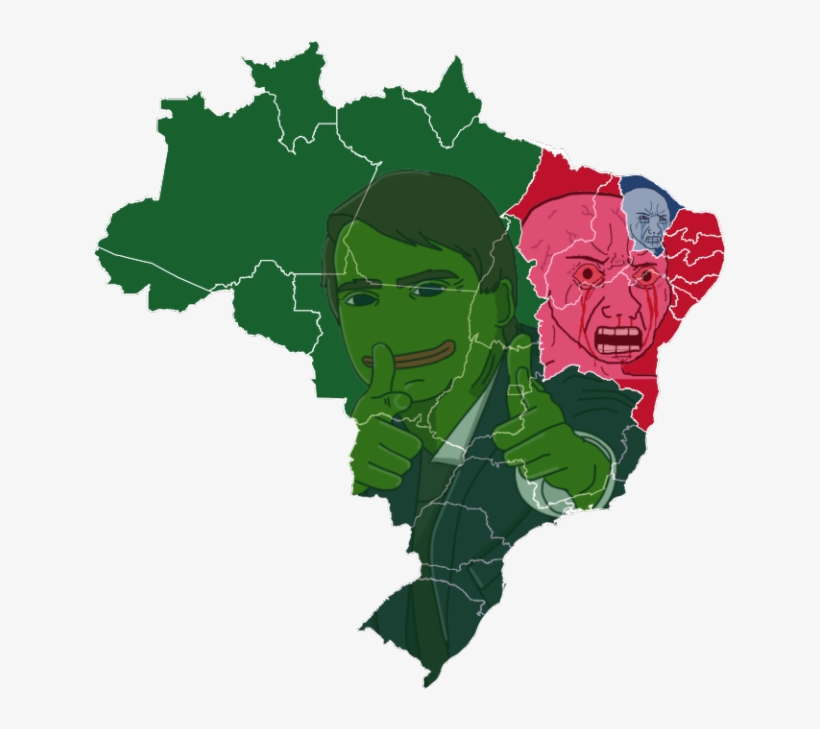 Green Wave In Brazil - Brazil Map, transparent png