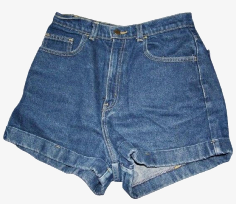 Blue Jean Shorts Polyvore Moodboard Filler Blue Jean - Shorts, transparent png