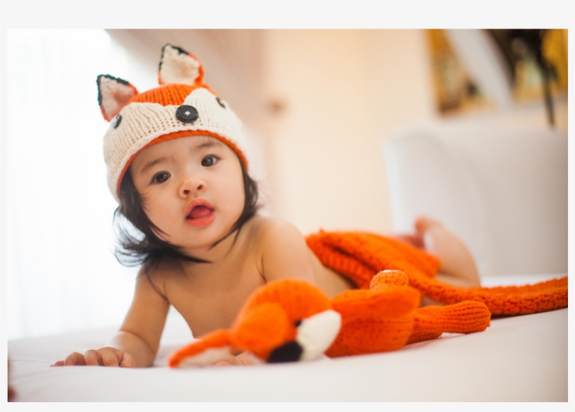 Baby Fox Outfit - Knitting, transparent png