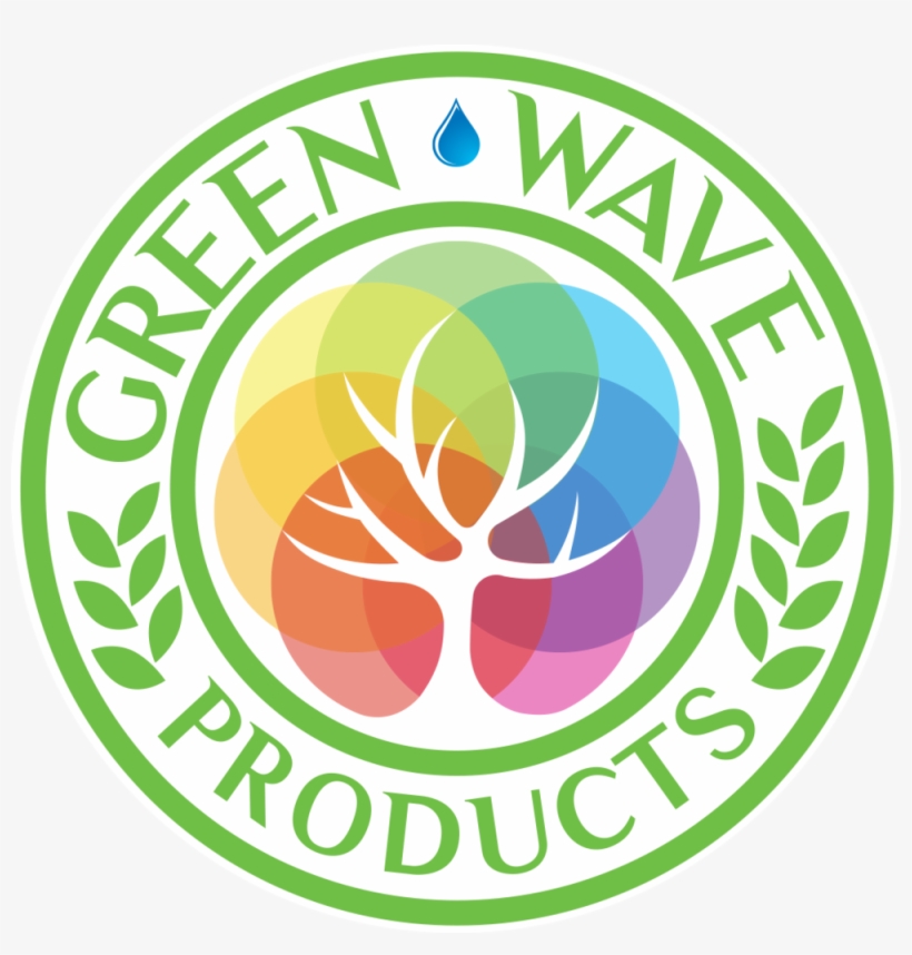 Green Wave Products Logo 7 No White, transparent png