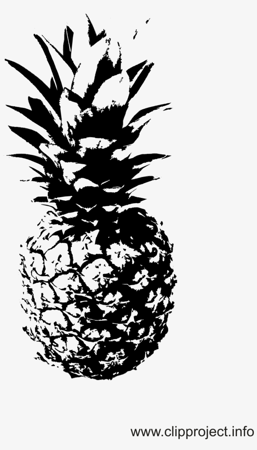 Schwarz Weiss Cliparts Ananas Photo Deco, Black N White, - Schwarz Weiß Bilder Ananas, transparent png