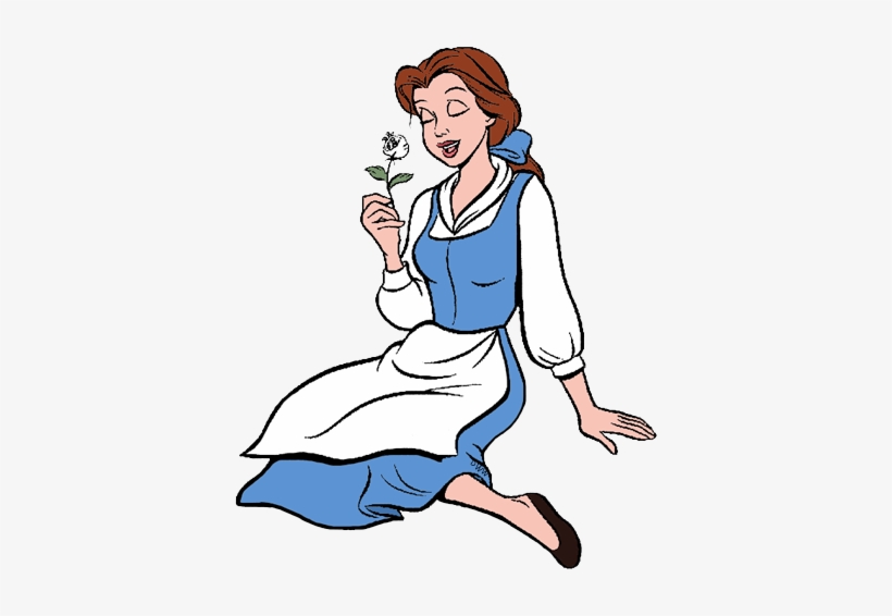 Belle In Field - Belle Disney, transparent png