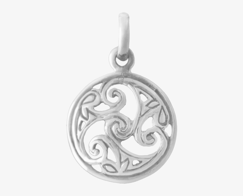 Celtic Triskelion Charm Or Pendant 9718a Fashion Silver - Triskelion, transparent png