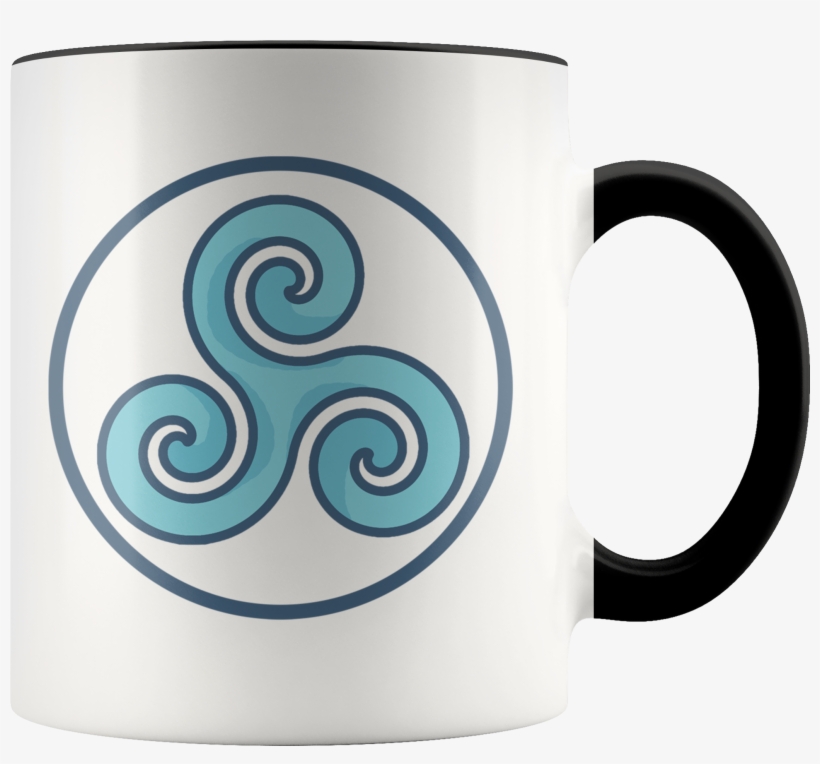 Triskele Triskelion Greek Wiccan Pagan Symbol 11oz - Mug, transparent png
