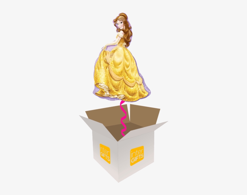39″ Supershape Princess Belle - Disney Princess Super Shape Balloon, transparent png