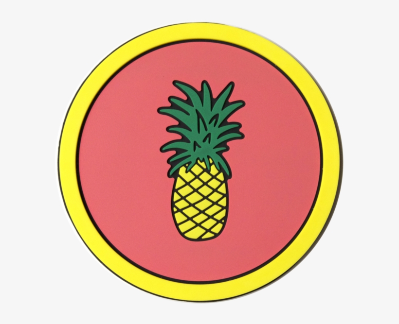 Now With White Details Instead Of Black - Pineapple, transparent png