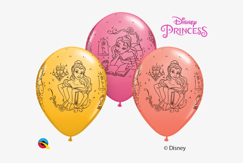Disney Princess Belle - Beauty And The Beast Belle Party Balloons, transparent png