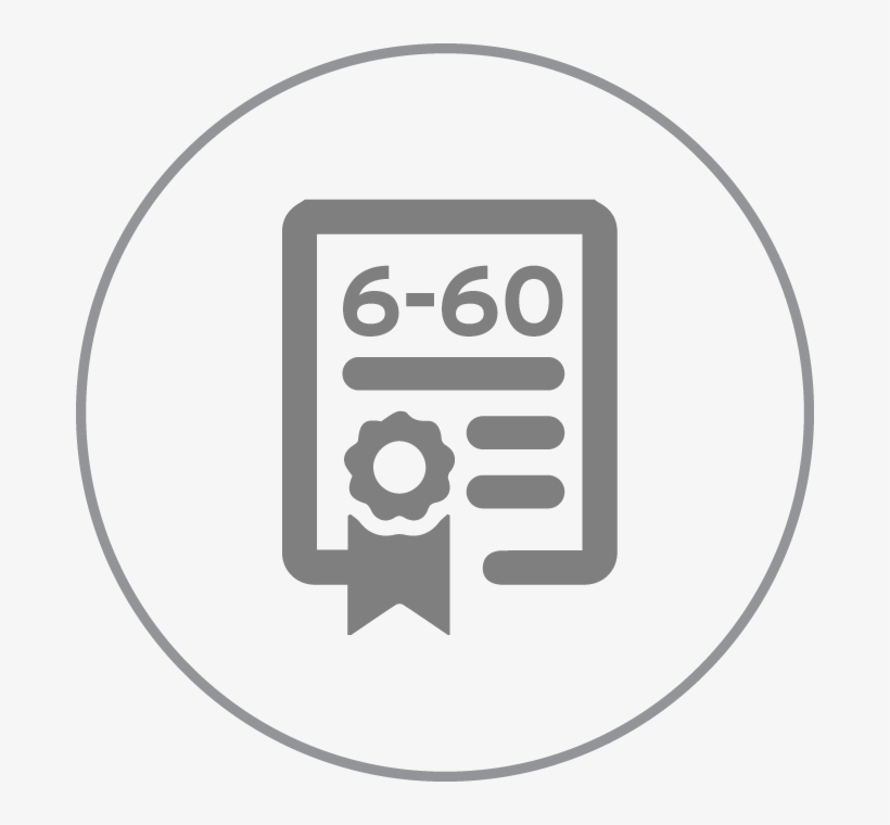 6 To 60 Month Share Certificates - Certificate Icon Png, transparent png