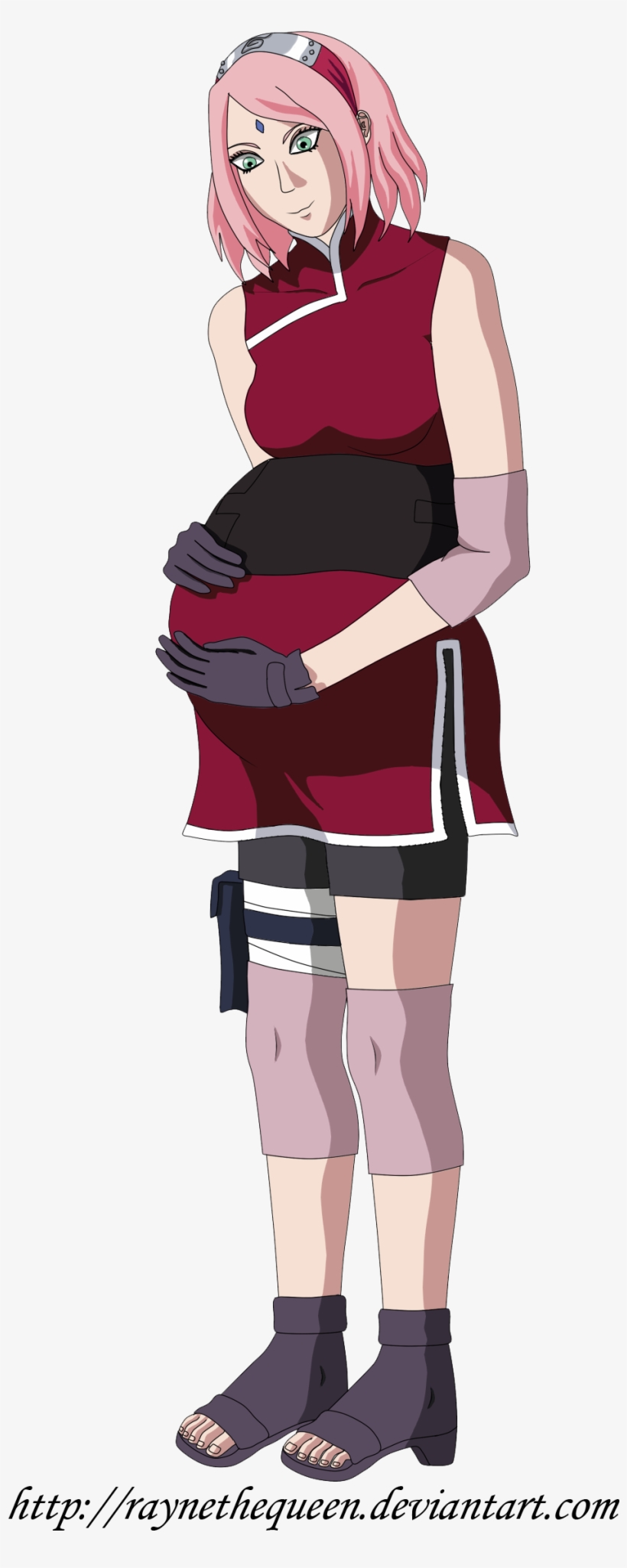 Sakura Haruno Pregnant Belly, transparent png