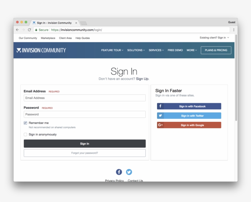 5a16b2dc0f46d Signin Invisioncommunity2017 11 2115 - Portable Network Graphics, transparent png