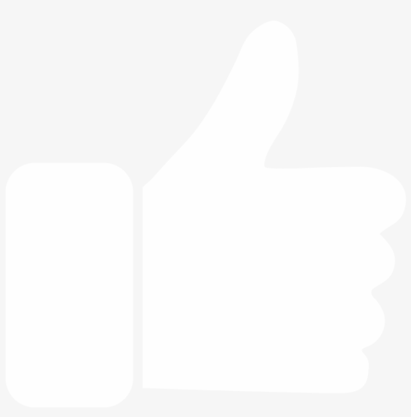 Facebook White-01 - Thumb Signal, transparent png