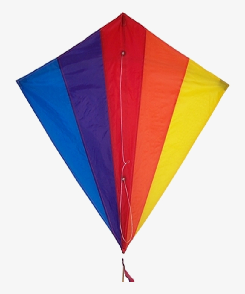 Rainbow Diamond Kite - Rainbow Kite, transparent png