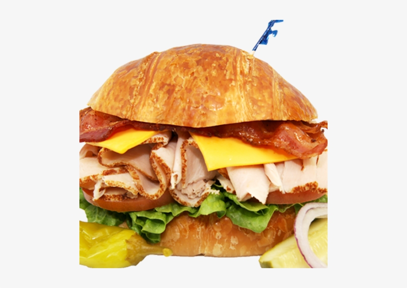 #67 Turkey Club With Bacon - Fast Food, transparent png