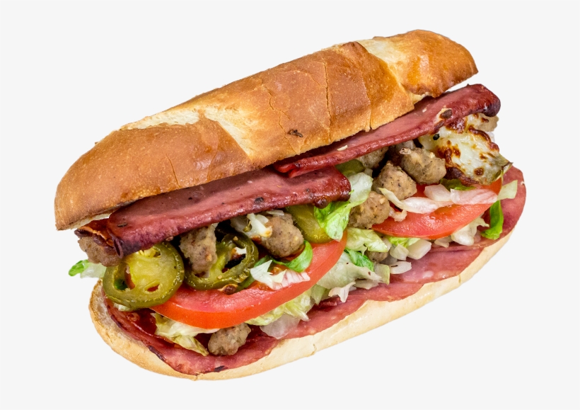 Super Ham And Cheese - Beef Sausage Sandwich Png, transparent png