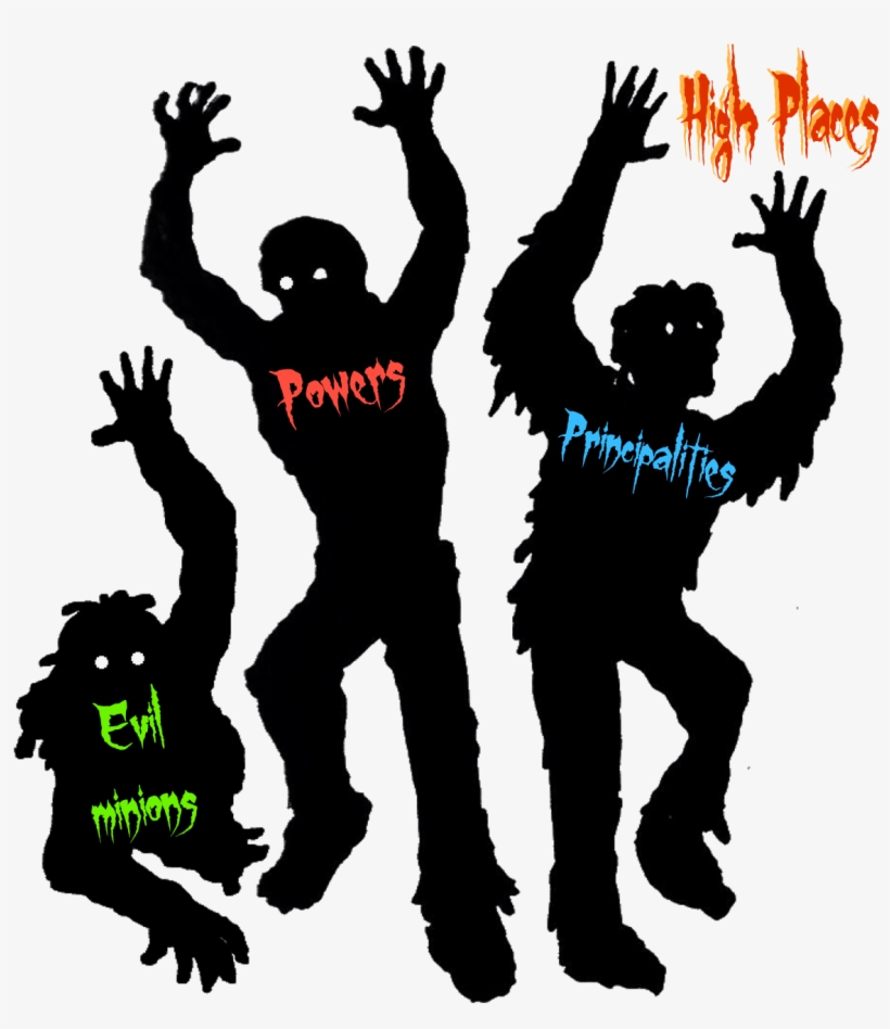 And When They Began To Sing And To Praise, The Lord - Zombie Silhouette Clipart Png, transparent png