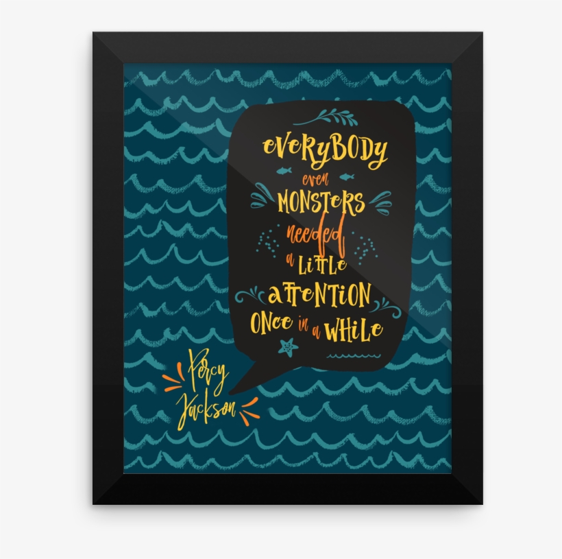 Percy Jackson Quote Art Print - Christmas Card, transparent png