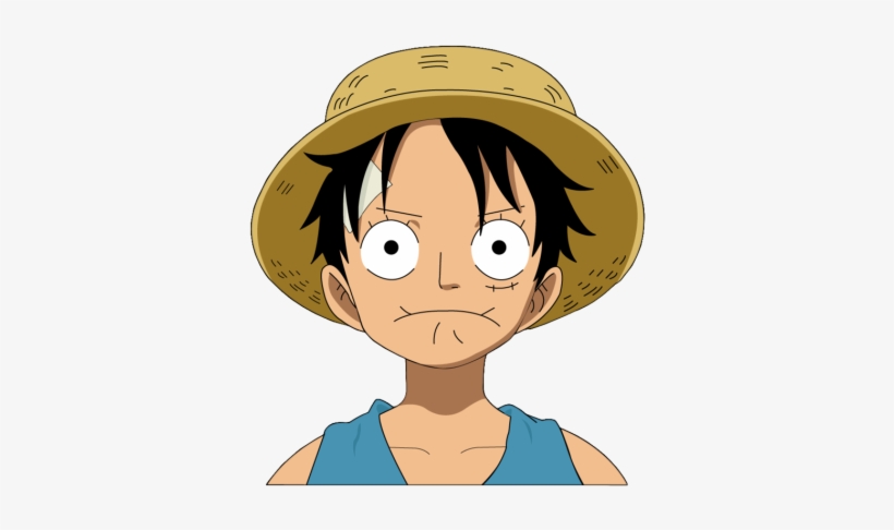 If It's True That A Ships Captain Can Marry Someone, - Monkey D Luffy Face Png, transparent png