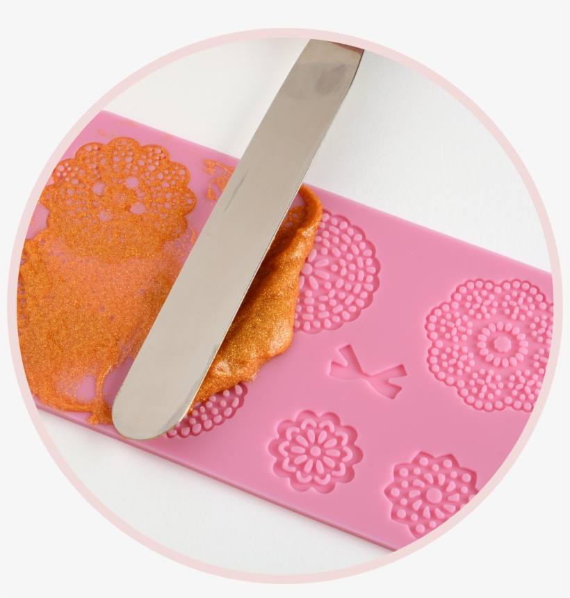 How To 1 How To 2 - Houron Molds Bow Flower Butterfly Lace Mold Mat With, transparent png