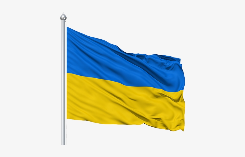 Ukraine Flag Png Hd - Blue Yellow Flag Png, transparent png
