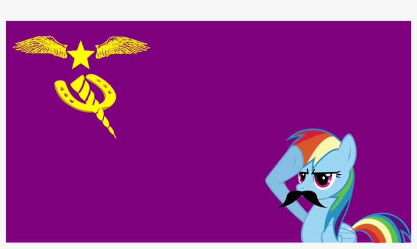 Symbol In The Corner Is A Unicorn Horn And A Horseshoe - Rainbow Dash Salute, transparent png
