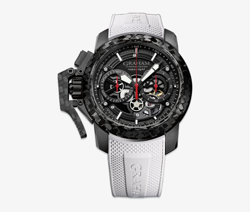 Black Hours And Minutes Hands Coated With White Super-luminova - Graham Watches, transparent png