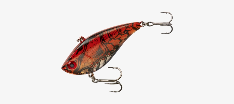 Booyah Hard Knocker Rattle Bait 1/4oz: Ghost Red Craw, transparent png