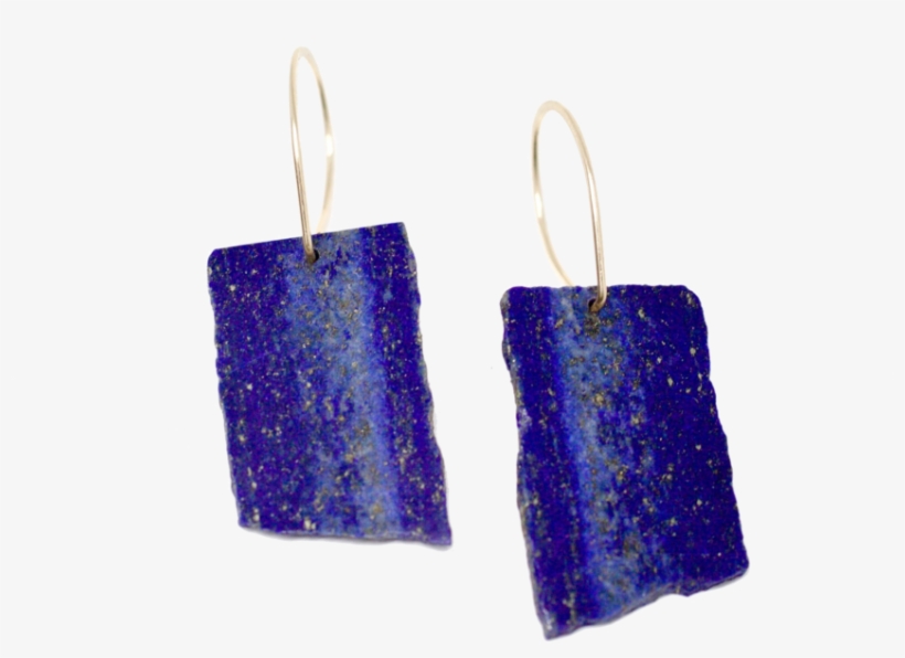 Lapis Lazuli Earrings, transparent png