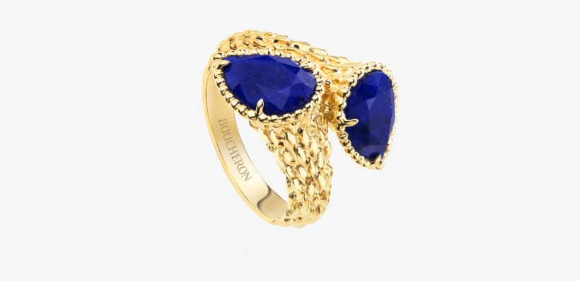 Serpent Bohème Two-stone Ring, S Motifs - Lapis Lazuli Bijoux Luxe, transparent png