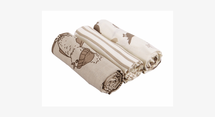 Muslin Baby Blankets, Beige - Lupilu 3 Baby Mulltücher, transparent png