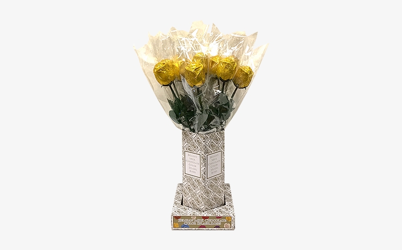 Gold Foiled Belgian Chocolate Color Splash Roses For - Belgian Chocolate, transparent png
