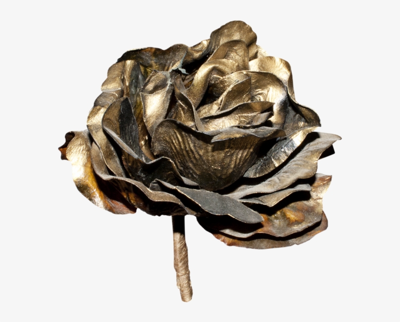 Golden Flowers - Rose, transparent png