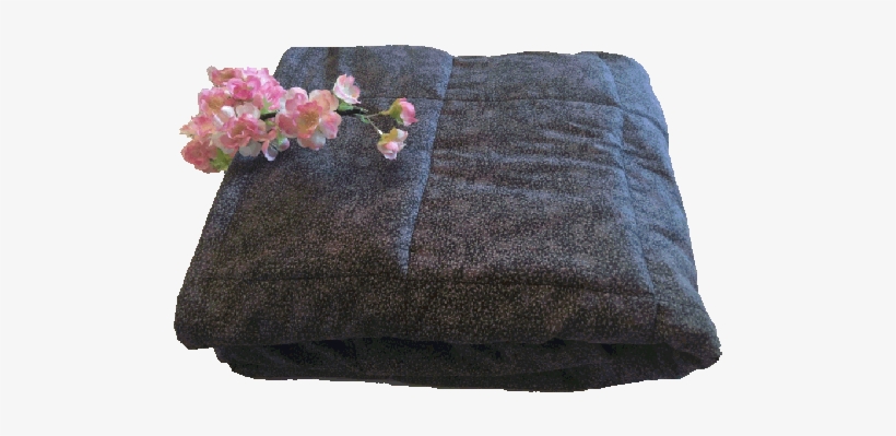 Weighted Blanket Grey Fine Leaf - Blanket, transparent png