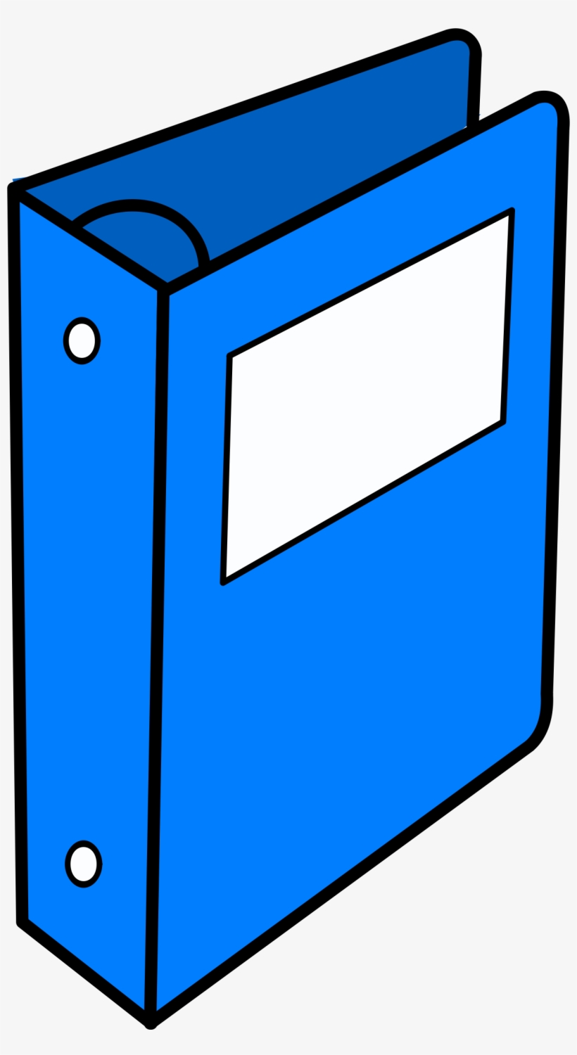 This Free Icons Png Design Of Blue Binder, transparent png