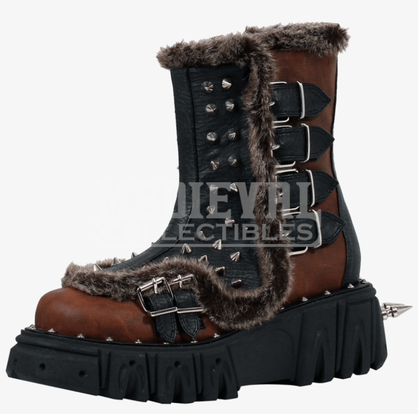 Ezekiel Steampunk Platform Combat Boots - "ezekiel Steampunk Platform Combat Boots", transparent png